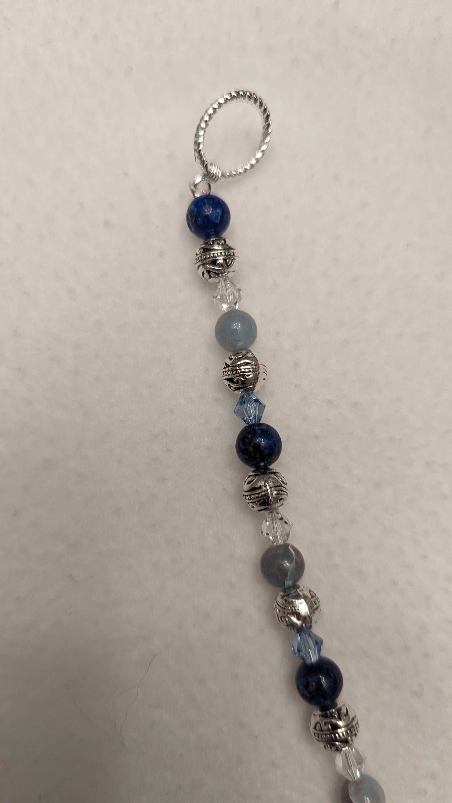 Lapis Lazuli and Blue Apatite Bracelet